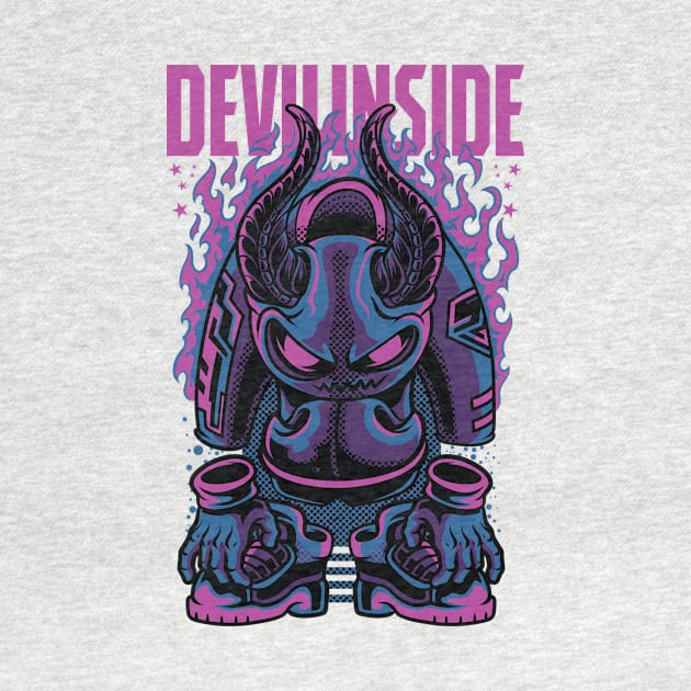 Devil inside monster design by MonstersAcademy